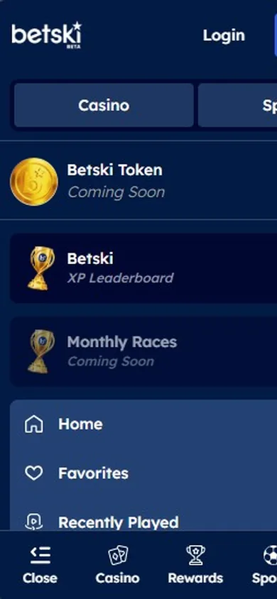 Mobile view of betski