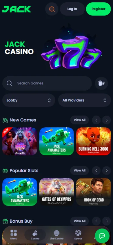 Mobile view of Jack